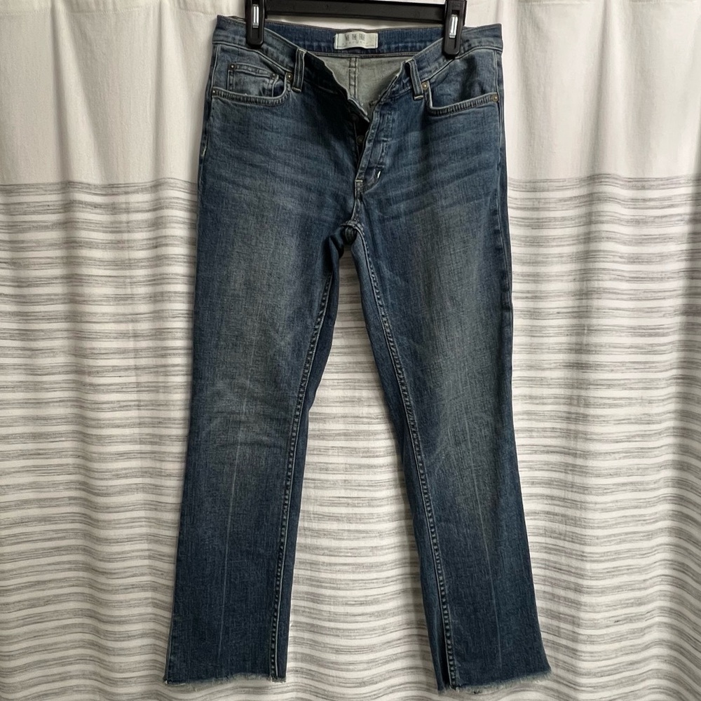 We The Free frayed jeans.  Size 28